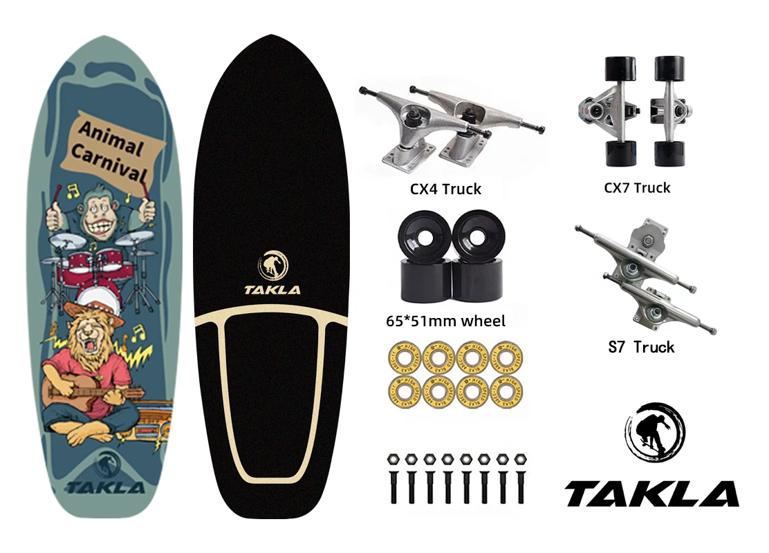 31 Pro Complete Skateboard 9 Layer Maple Wood Skateboard Deck For