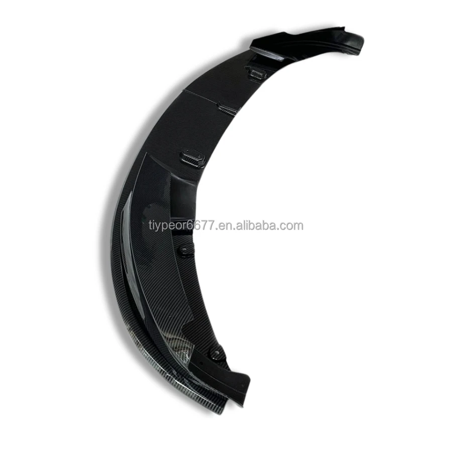 product tiypeor gloss black front splitter fits 2014   2020 for bmw 4 series f32 f33 f36 m sport front bumper lip spoiler-7