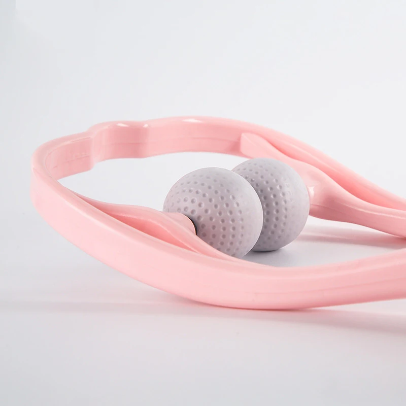 Manual Neck Massager Double Ball Pressing Knead Shoulder Neck Dredging Cervical Spine Massager