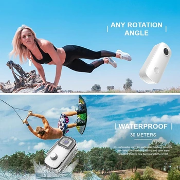 SJCAM C100+ Action Camera Magnetic Body Webcam 4K 60fps 2H Video Recording Slow Motion Time Laspe Vertical Screen Mode detail image