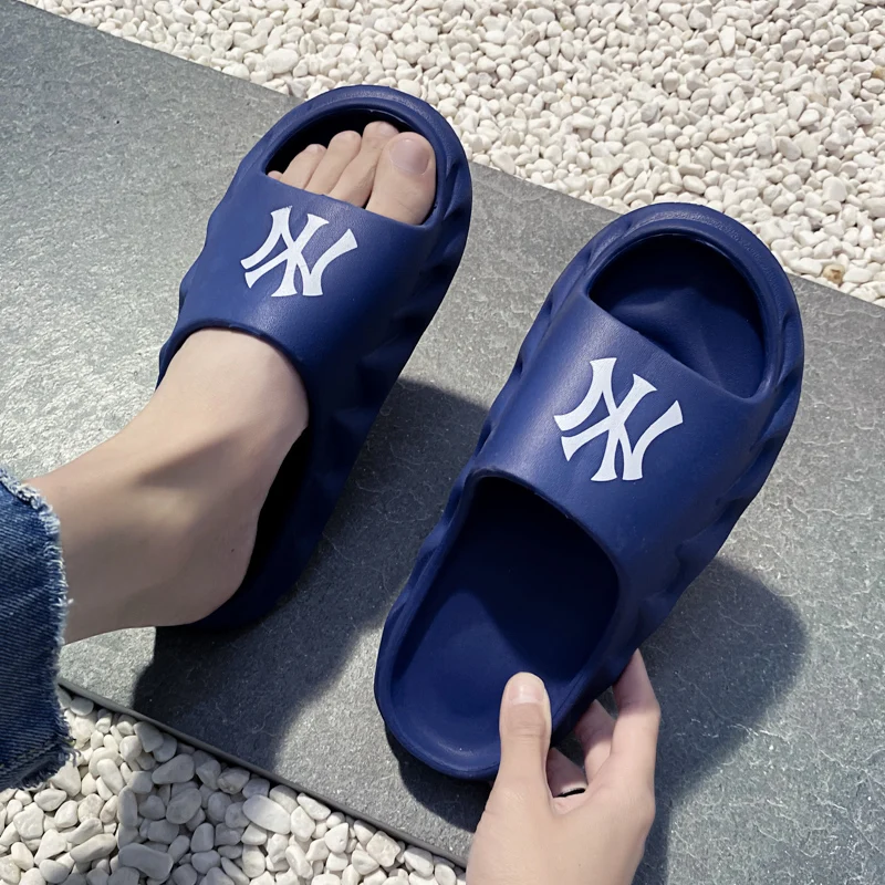 Заводская цена, пляжные тапочки для мужчин, домашние Нескользящие тапочки NY
