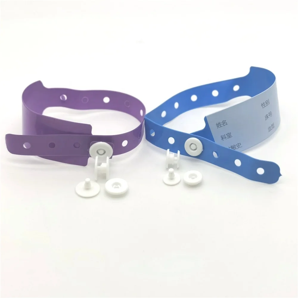 Vinyl Material Custom Waterproof Write on Hospital Medical Id