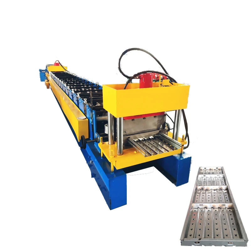 Scaffolding Steel Planks Roll Forming Machines Scaffold Plank Metal Machine