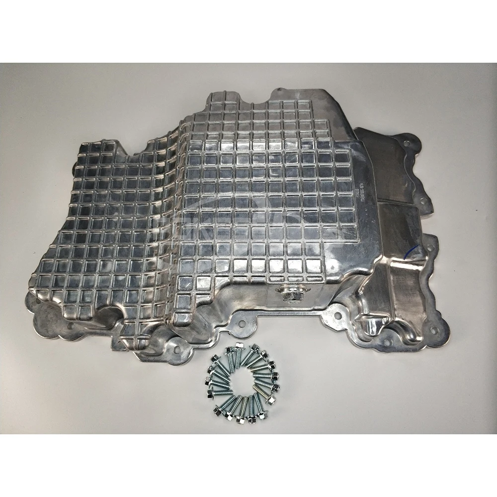 Car Oil Sump Ford Oil Pan FT4E6675DC FT4E6675DF Diesel Engine Aluminum... — 4