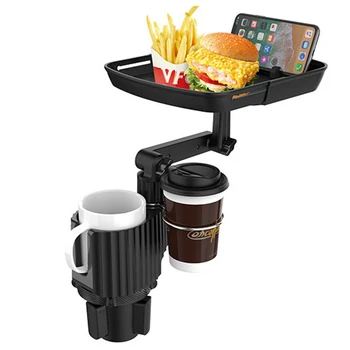 Portable Cup Holder Meal Tray Expanded Table Stand Mobile Phone Holders ...