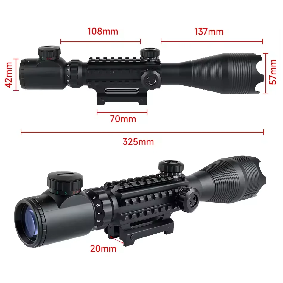 4-16x50EGC Comb Optics Long Range Sight Scope Hunting Outdoor Optical ...