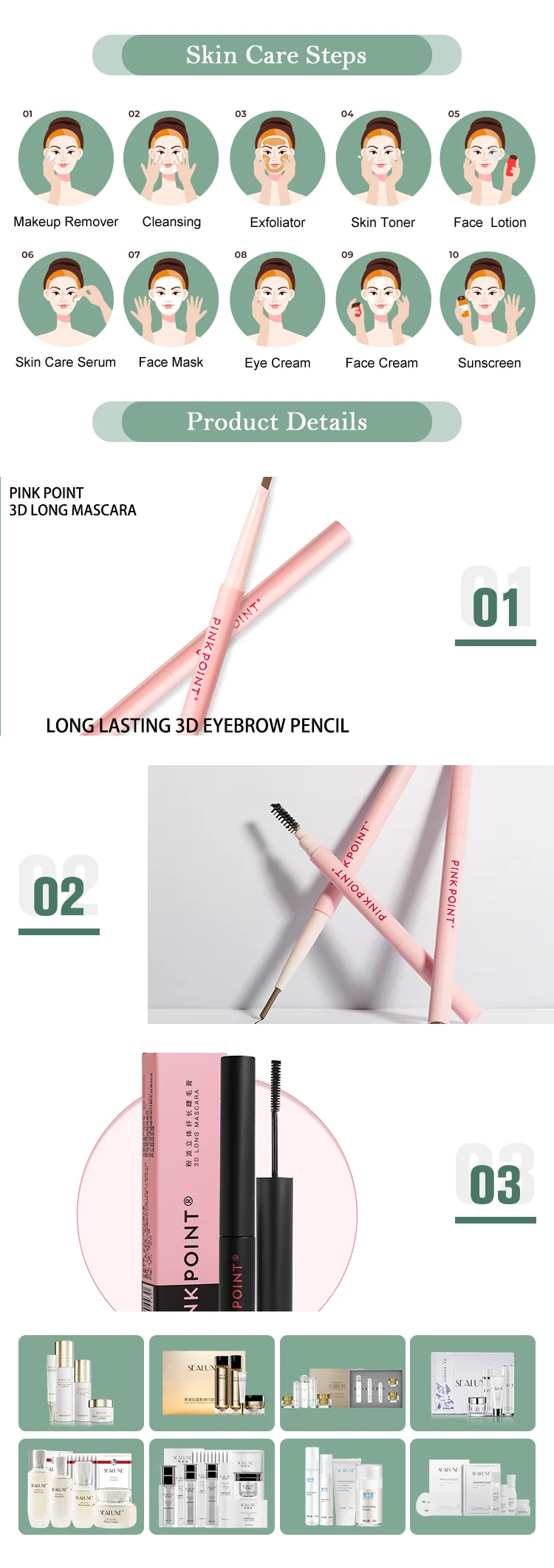 Custom Logo Private Label Waterproof Long-Lasting Black Brown Eyebrow Pencil with Brush manufacture