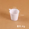 Cubo blanco para palomitas de maíz de 3.5 cm