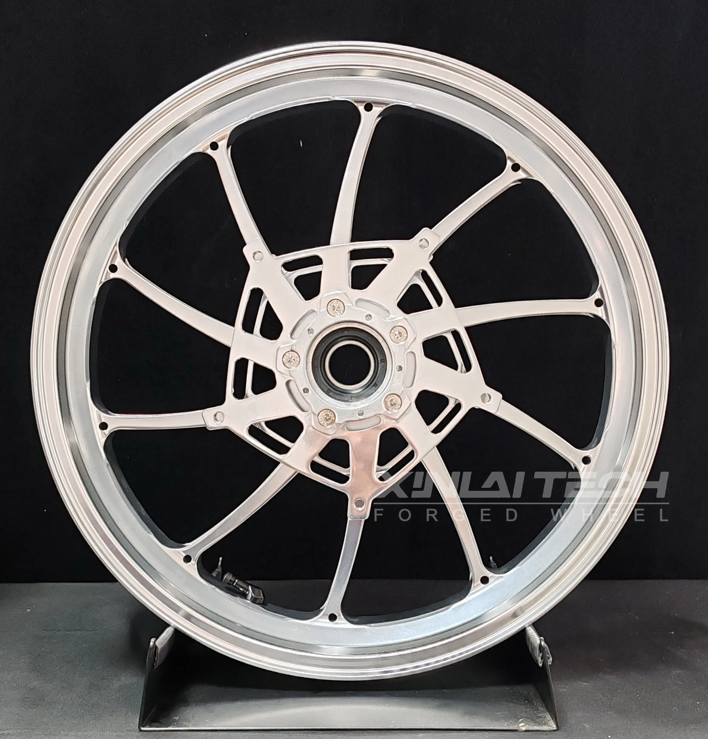 XL Premium Forged Anodized Motorcycle Wheels Billet Aluminum 17x3.5 17x6.0 Rims for BMW R NineT Classic Roadster Custom Rims - Image 1