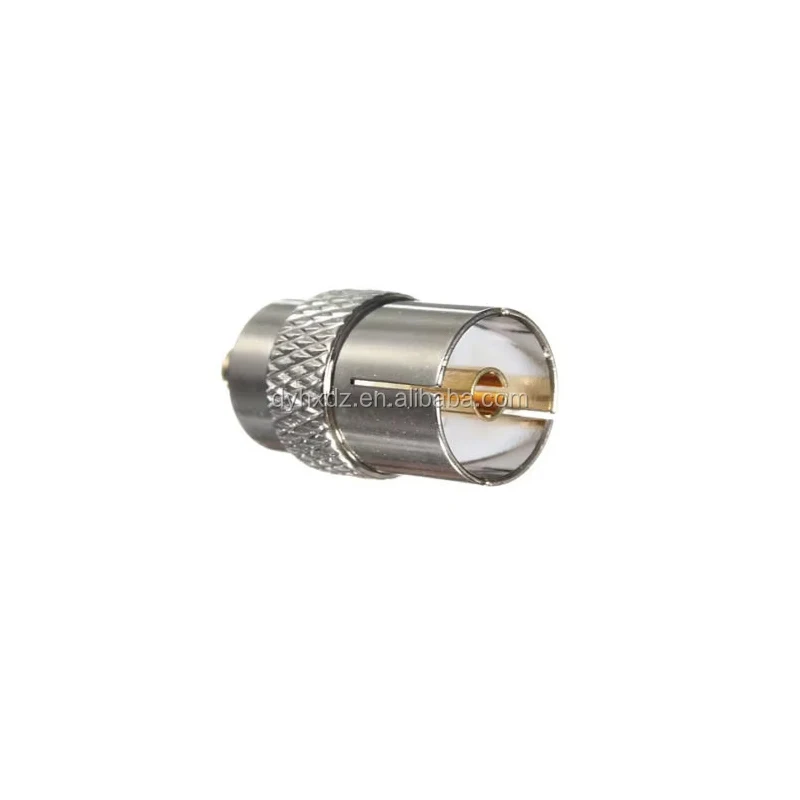 IEC DVB-T TV PAL Female Jack to MCX Male Plug RF Adapter Connector