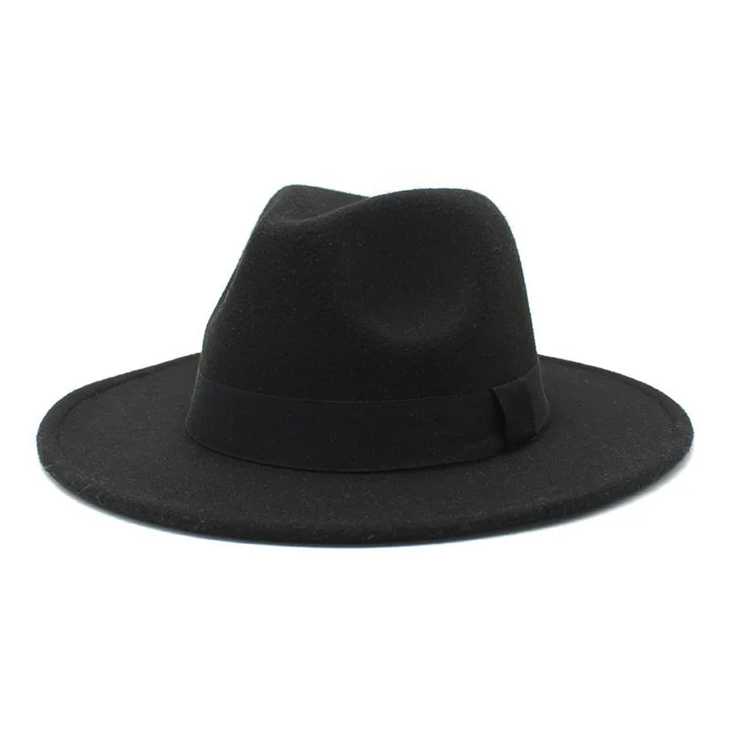 Amazon Two Tone Wide Brim Fedora Wholesale Autumn Winter Fashion