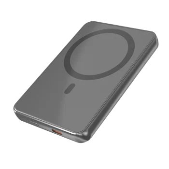 Cross-Border Slim Card Pro 10000mah Ultra-Thin Magnetic Wireless Charging Bank 20W Output Power with Type-C Interface