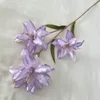 3 teste di orchidea giglio 85 cm