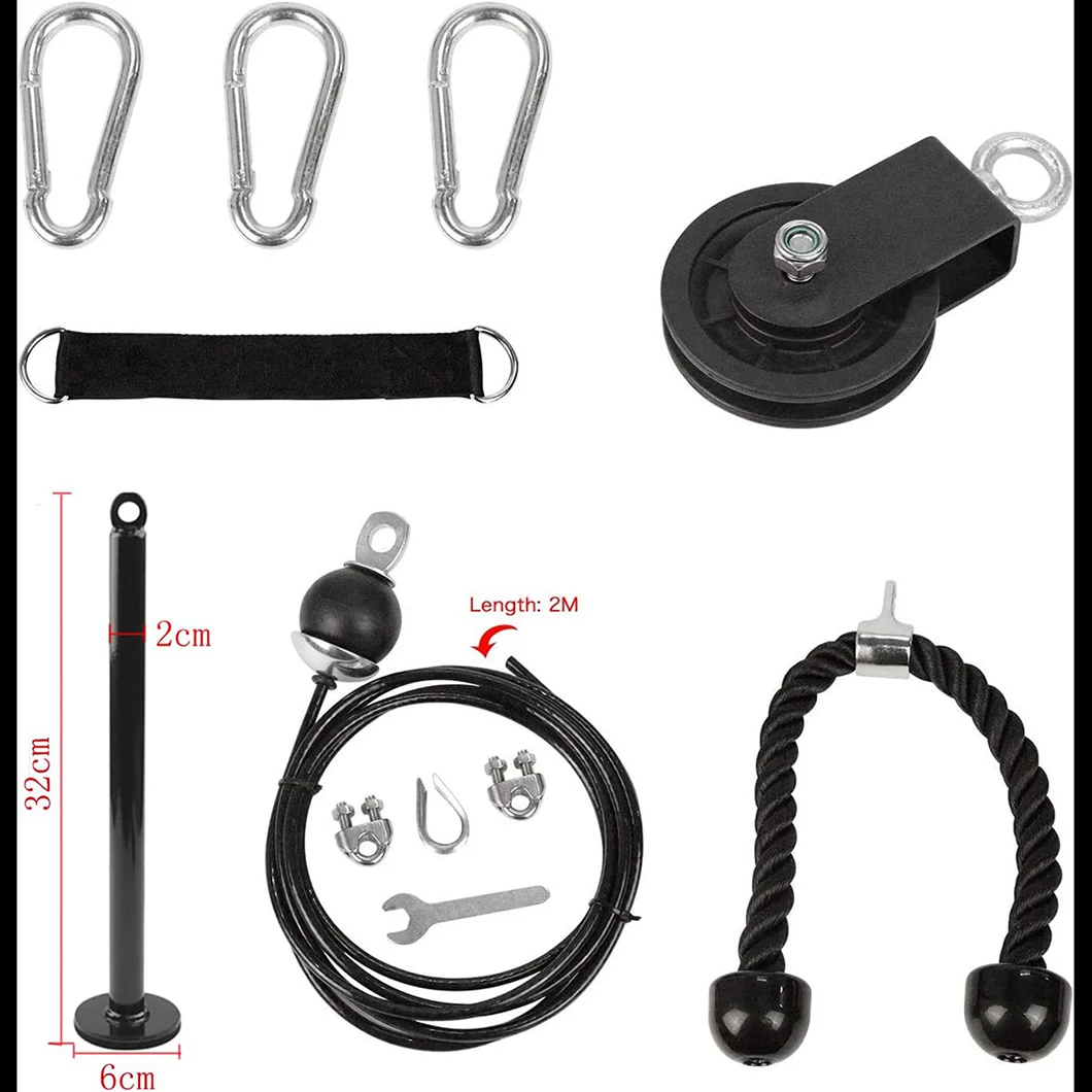 Poulie De Fitness En Aluminium Argenté – Pour Câble De Vélo Ou Appareils De Musculation – Neuf