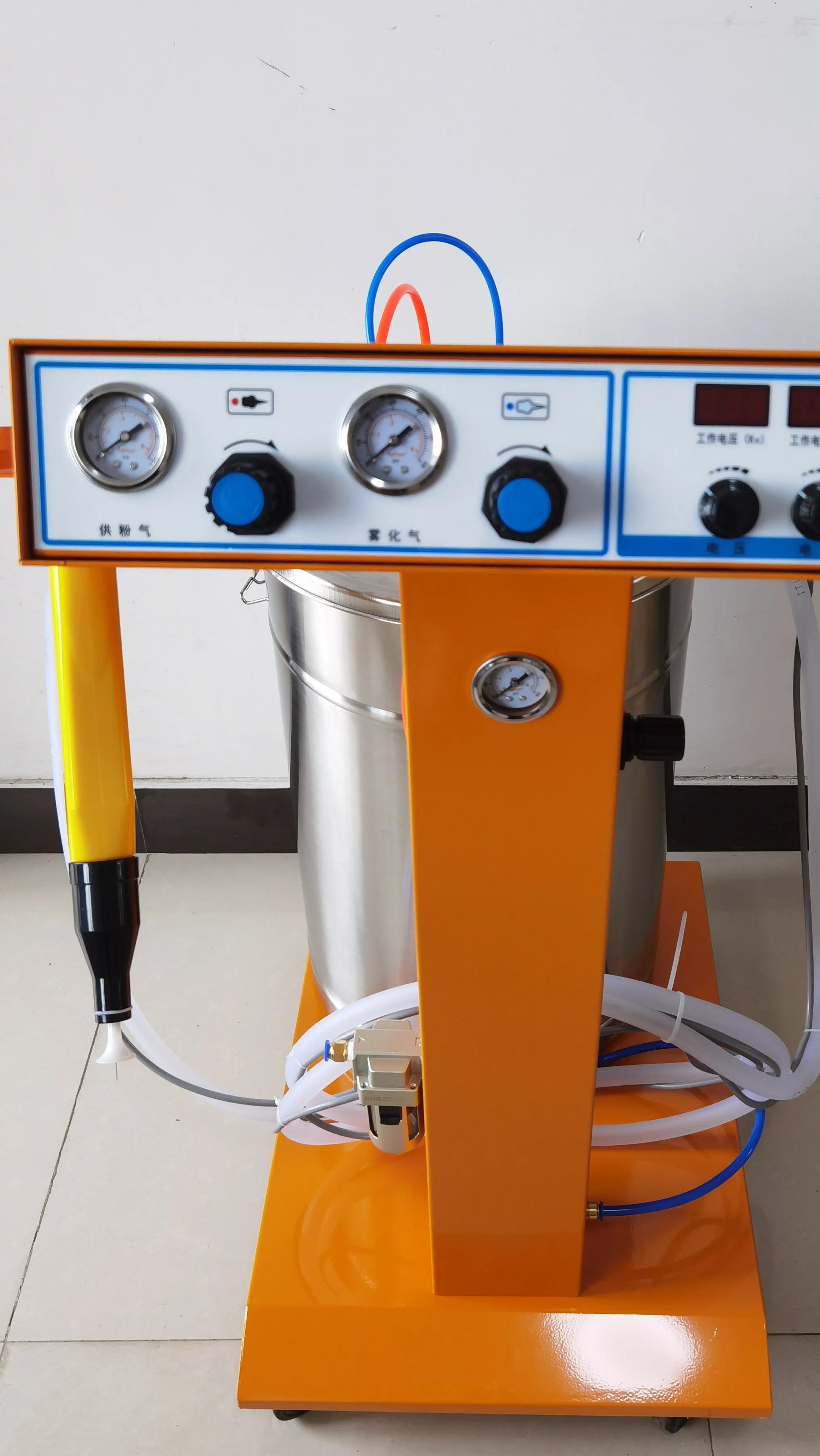 Electrostatic Powder Coating Machine Spray Gun Spare Parts Pistol Hv