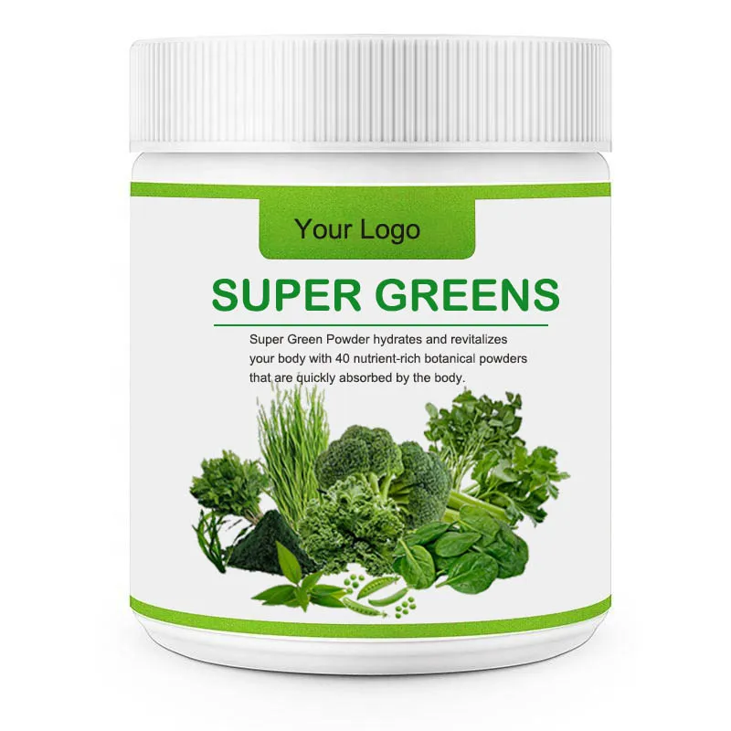 Herbal Supplements Private Label Organic Superfood Supergreens Powder