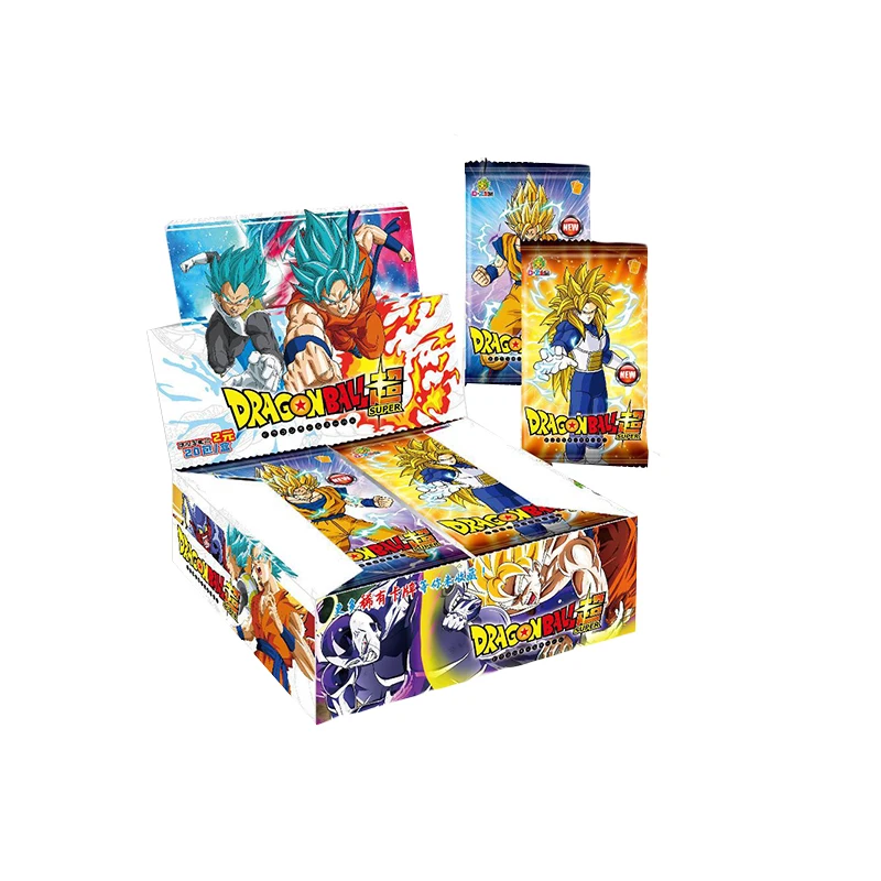 DBZ Super Collection Cards Anime Character Board Game Rare Cards Table Playing Game Printing Double Side