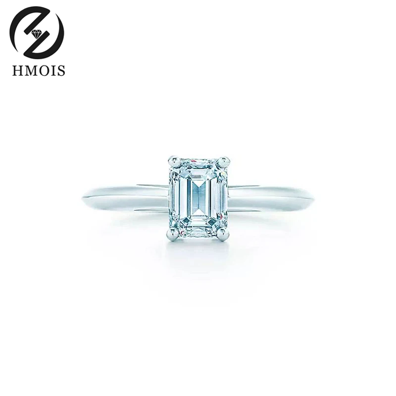 HMOIS D color Emerald Cut VVS1 wholesale price white synthetic loose moissanite
