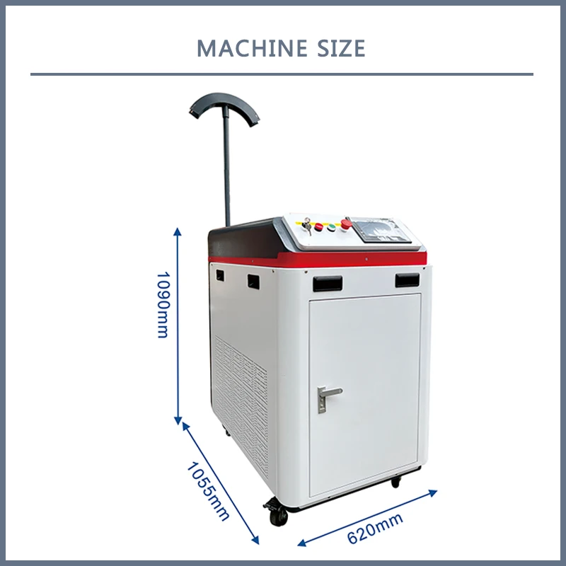 Zixu промышленная дешевая цена оксид удаления ржавчины портативный ручной 1000 Вт 1500 Вт 2000 Вт волоконный лазерный очиститель поверхности металла