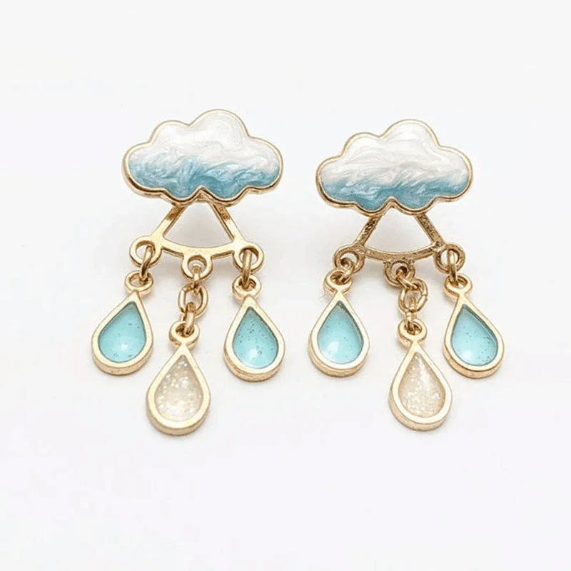 ピアス Rain Drop Earrings Raindrop Earrings – PLEĆAŠ Jewelry