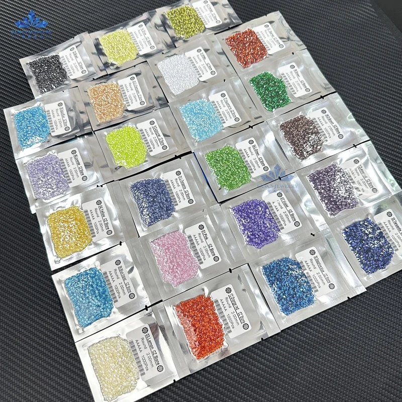 Wuzhou 5A Cubic Zirconia Source Factory Wholesale Loose Gemstone Cz All Colors Round Synthetic Cubic Zirconia
