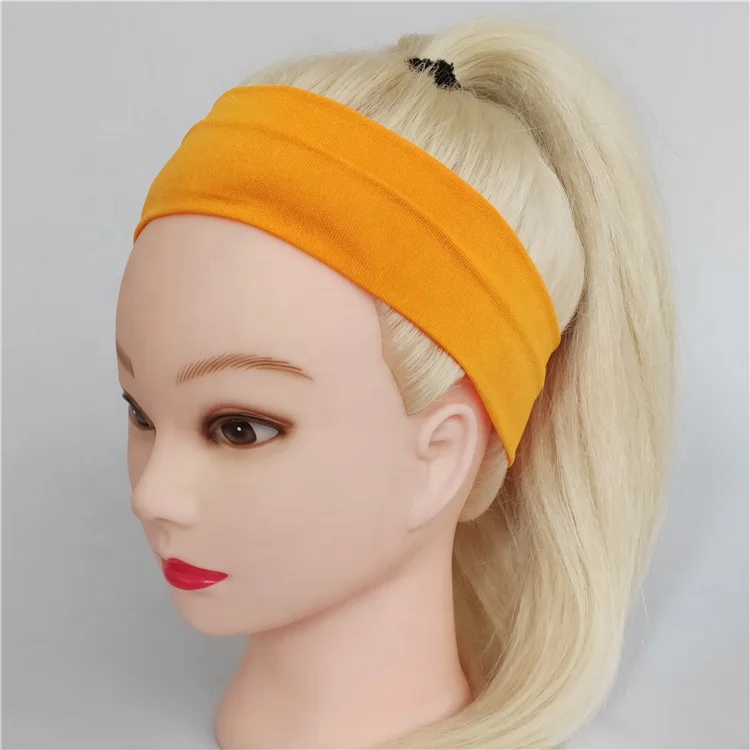 Лучшее качество, новый стиль, спортивная повязка на голову из спандекса на заказ