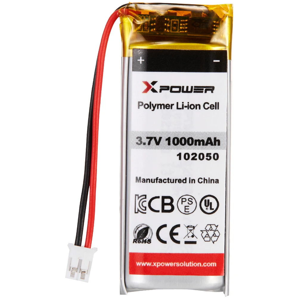 102050 3.7v 1000mah