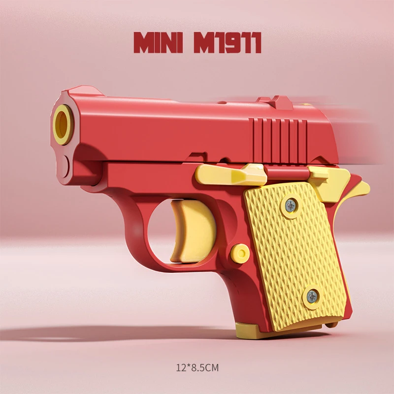 The New Design Mini 1911 Soft Toy Guns Low Price Small Desert Fidget Gun Pistol Toy Gift Promotion Toy
