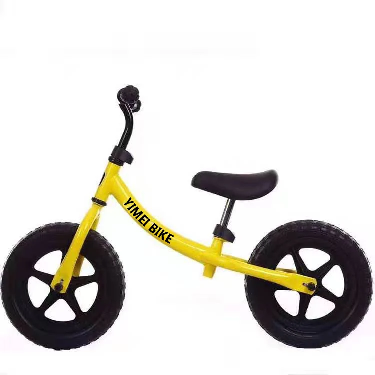 No Handle Brake Children Balance Bike With Rubber/12 Inch New Material  Plastic Kids Balance Bikes for Sale/baby Balance Bike