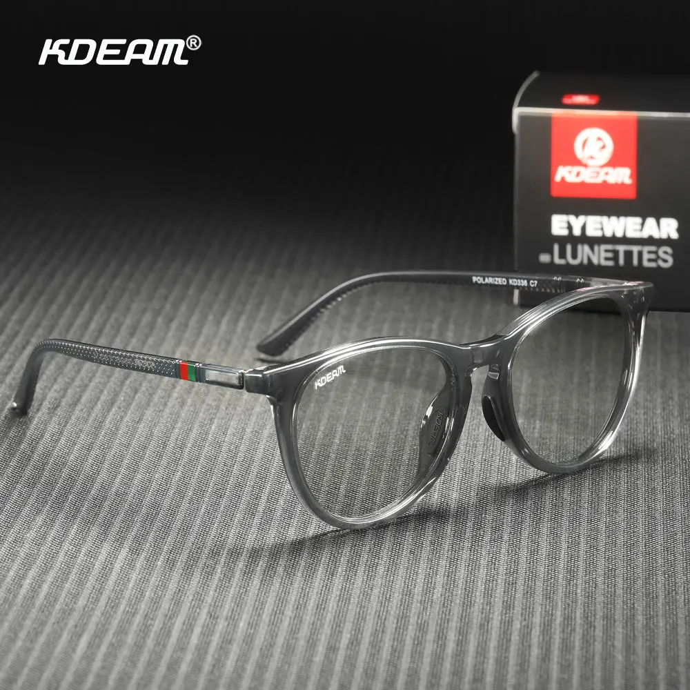 KDEAM Polarized Round Sunglasses UV400 for Men & Women