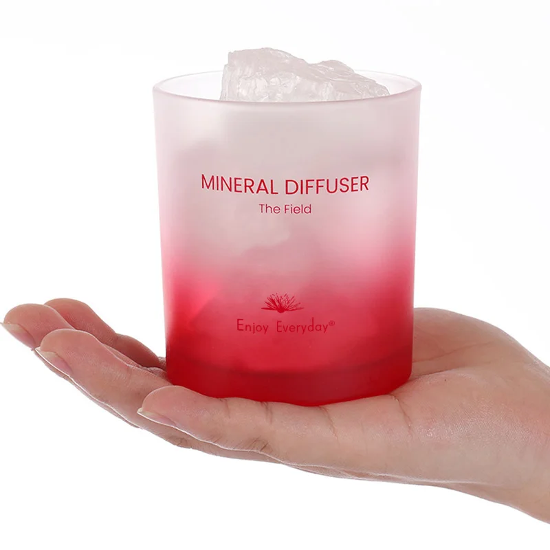 Luxury Crystal Rough Stone Crushed Stone Ornaments Citrine Home Diffuser Flameless Aroma Diffuser