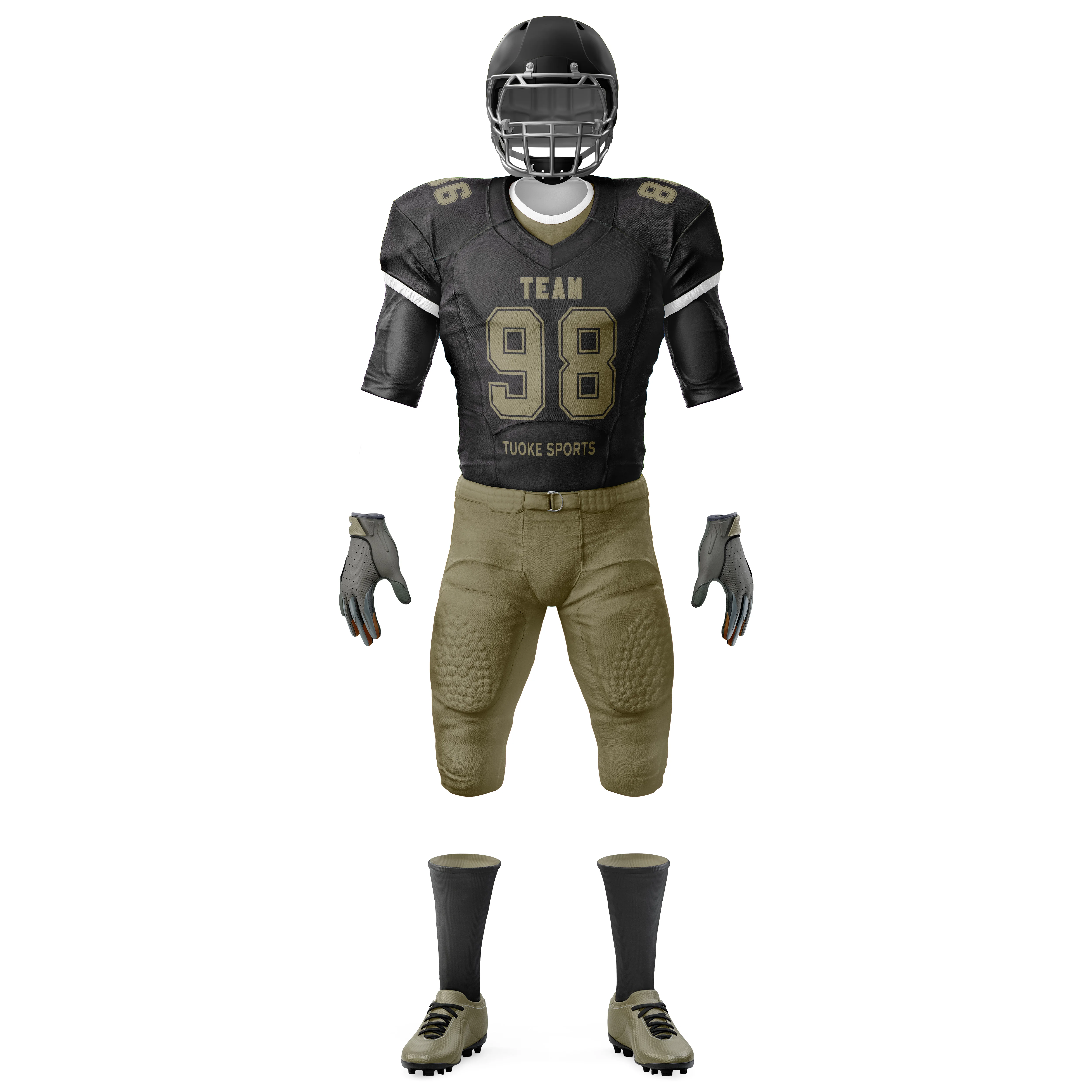 Wholesale customized american football uniform, tackle twill american football  jersey