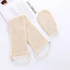 7006-1  dot hemp set belt 60*10cm, glove 20*11cm