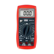 MS8221A-3 2000 Counts DC AC Current Resistance Standard Digital Multimeter Multimetros Digitales