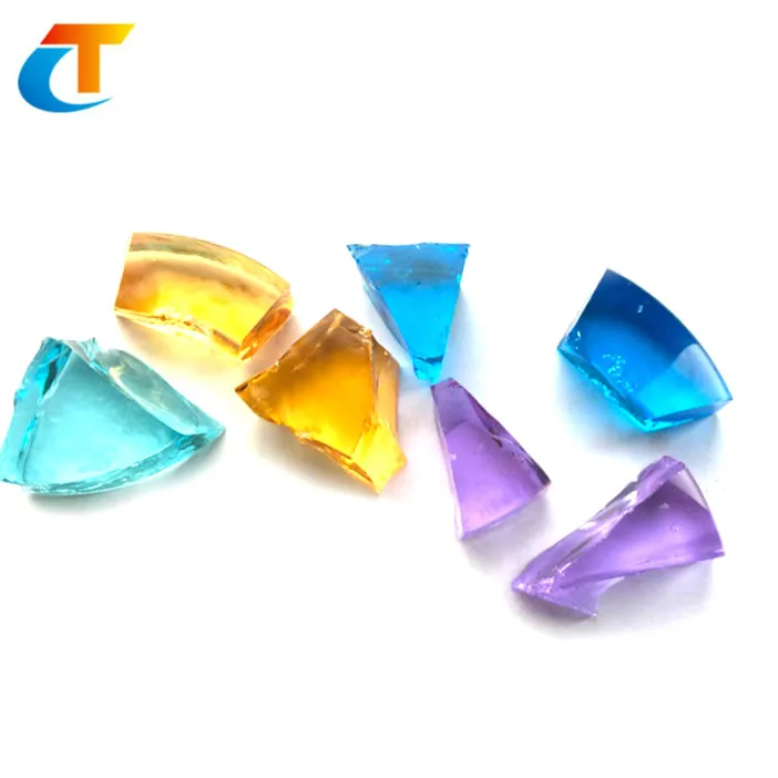 Factory Prices High Quality  Colorful Cast Glass Block