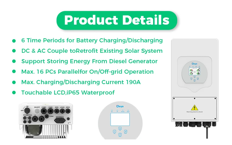Deye Hybrid Inverter - 6KW Solar Solution for Home & Business