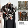 Cintura con fiori argento-verde nero-8585 cm