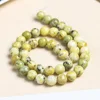 Natural grass yellow loose beads