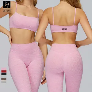 Top Fashion Sujetador Deportivo Thin Spaghetti Strap High Support Sports Bra Training Backless Yoga Plus Size Gym Bra for Women