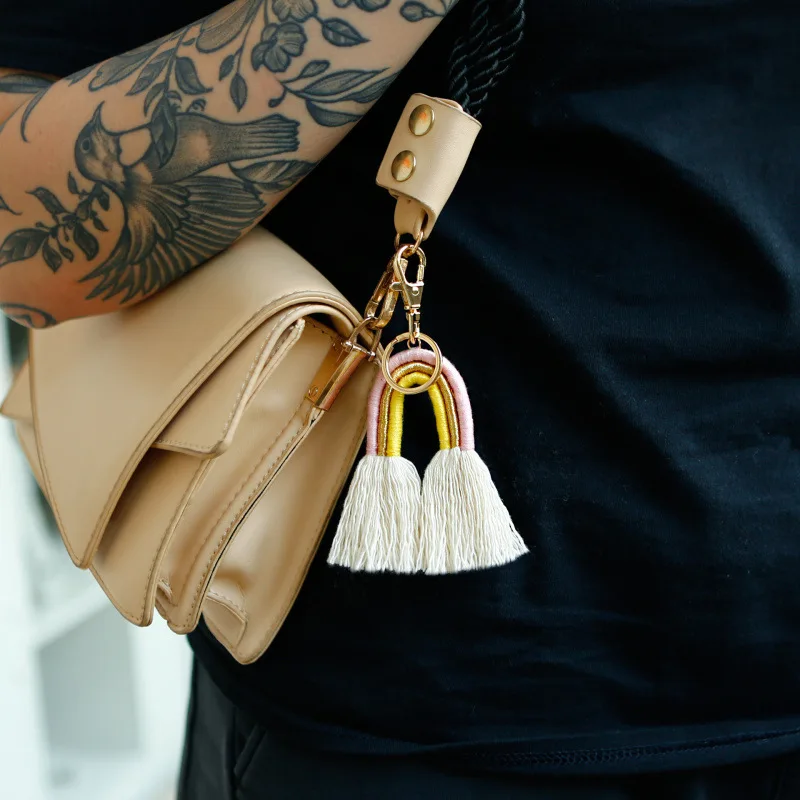 handbag charms and tassels