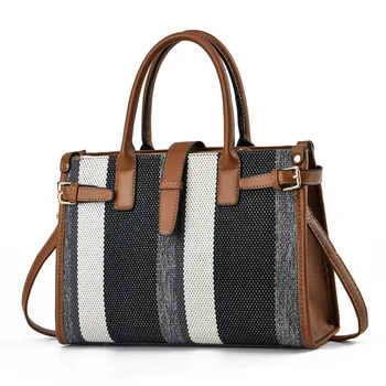 Wholesaler New Arrival canvas purses ladies bags Best Seller casual tote bags shoulder bags women's handbag