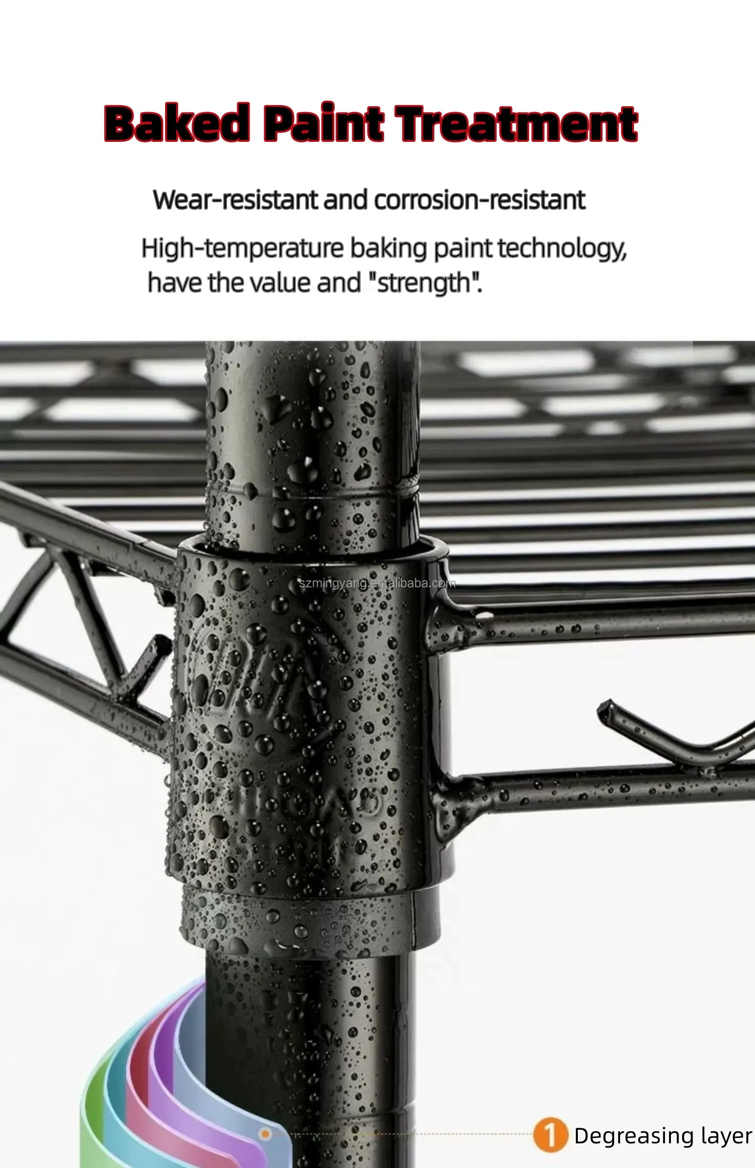 5 Tier Wire Shelving Unit Storage Shelves Metal Storage Rack For Pantry