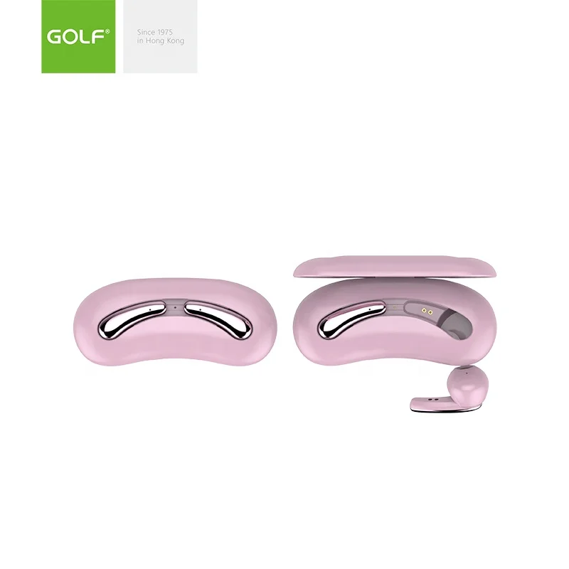 Беспроводная гарнитура GOLF In Ear, оптовая цена, портативные наушники 230 мАч с зарядным футляром