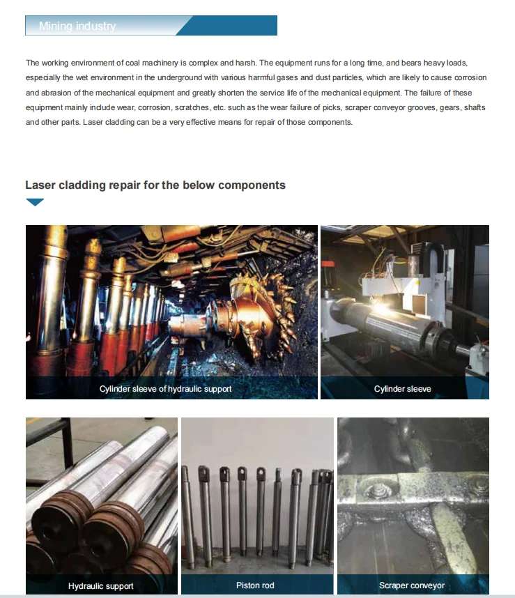 Rectangular Spot Laser Cladding Machine SENFENG Laser for Additive Manufacture and Surface Repair Enhance