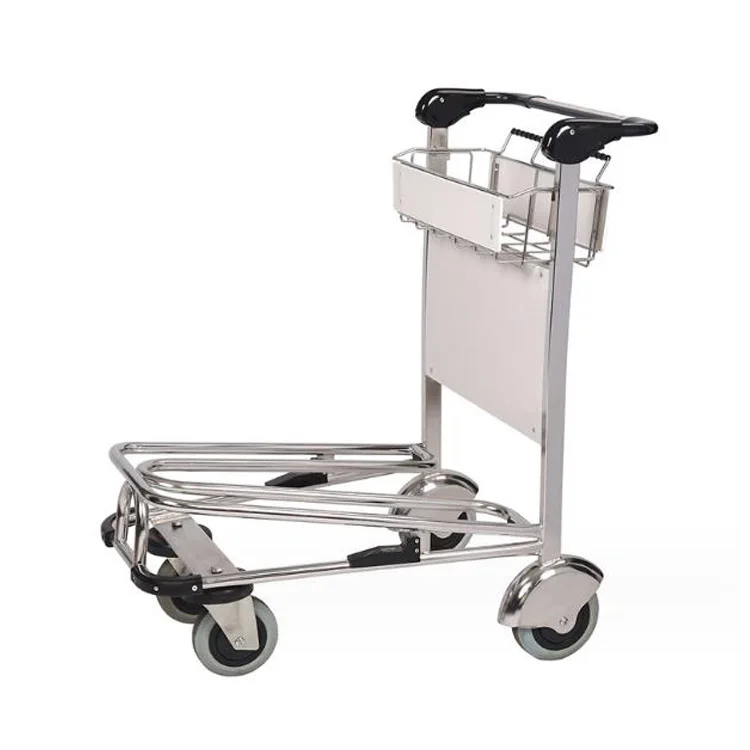 Airport Luggage Trolley With Hand Brake