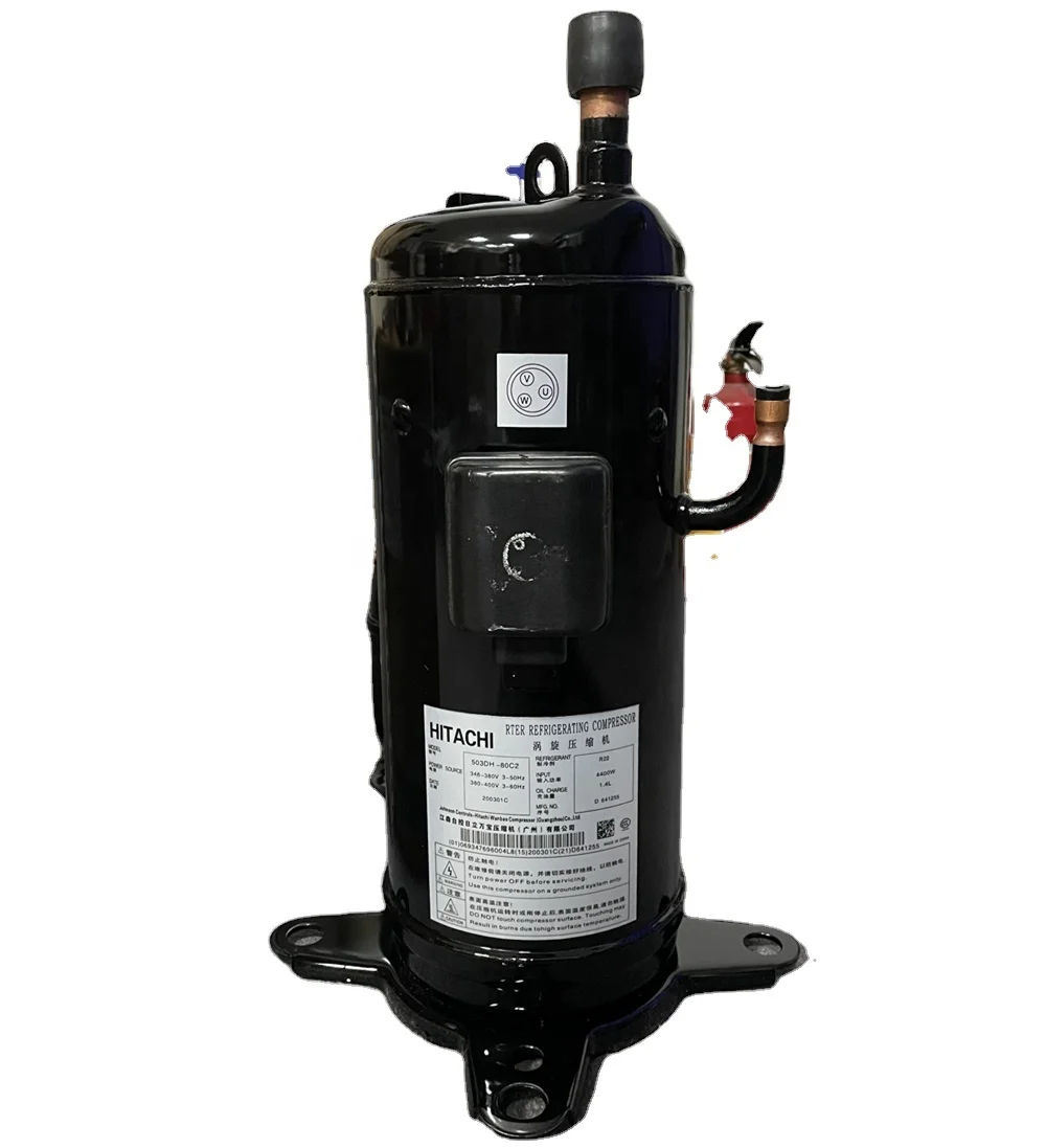 All New Hitachi E856DHD-80D2G R410A Scroll Compressor for Air
