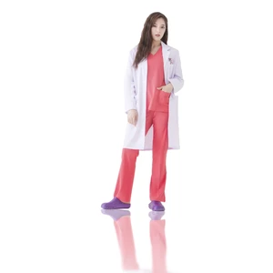 Premium Quality Long Sleeve White Jacket Medical White Coat for Women Hospital Uniforms for Doctors and Nurses
