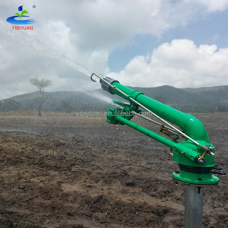 360 Water Sprinkler Turbine 50M Radius Aspersores Para Riego Agricola Big Rain Gun Sprinkler Irrigation System