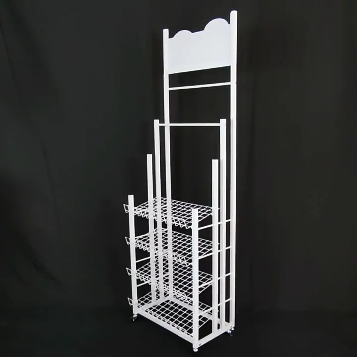 Custom Outdoor Umbrella Metal Display Stand Retail Store Folding