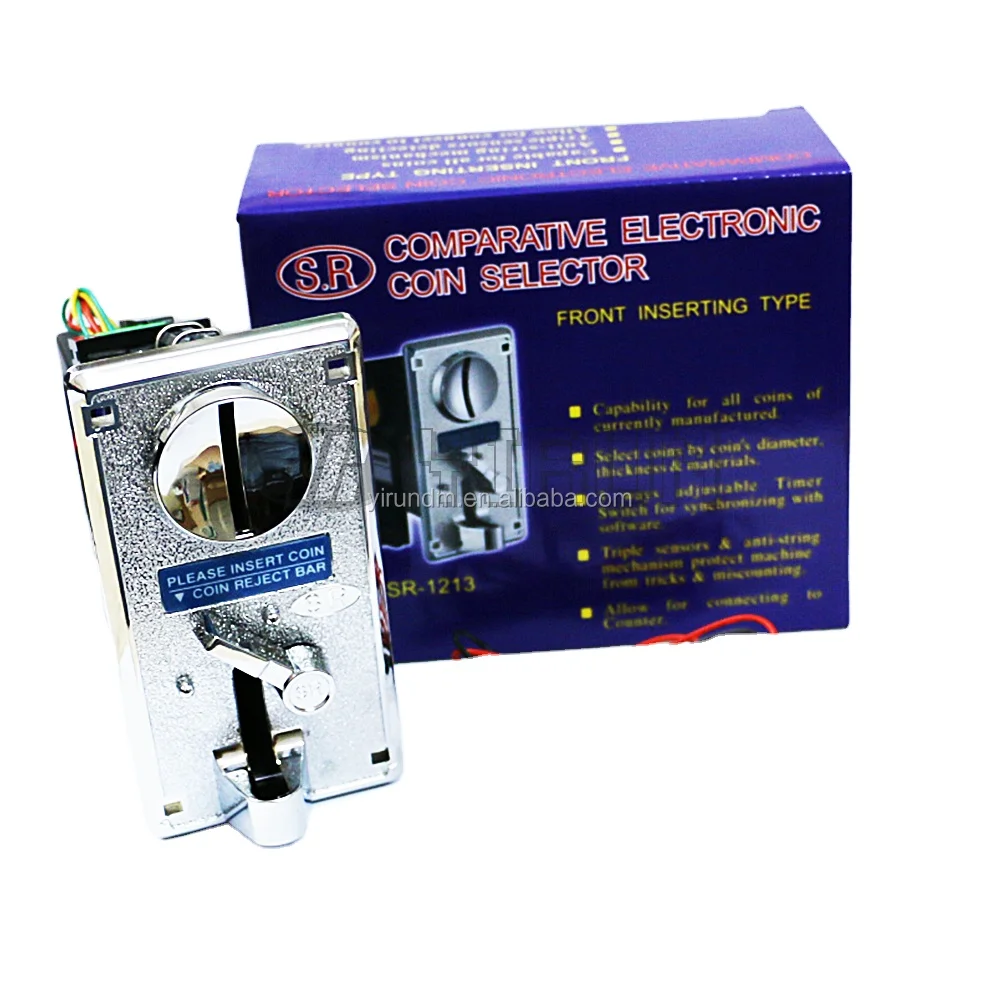 Plastic Panel SR-1213 Coin Token Acceptor for Game Machines